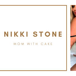 Mom with CAKE 🎂 Nikki Stone photo