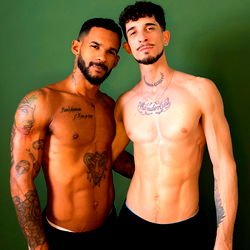 Caio and Ian 👨🏾‍❤️‍👨🏻 photo