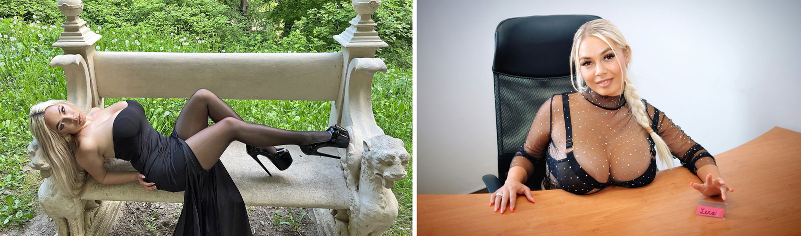 Lexa's dressing room photo