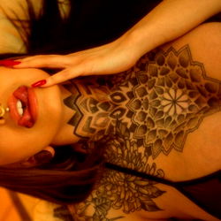 Split Tongue Bri 🐍😈 photo