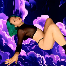 Black Kitty Ksenia 🐱🖤 photo